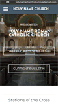 Mobile Screenshot of holynamercc.info